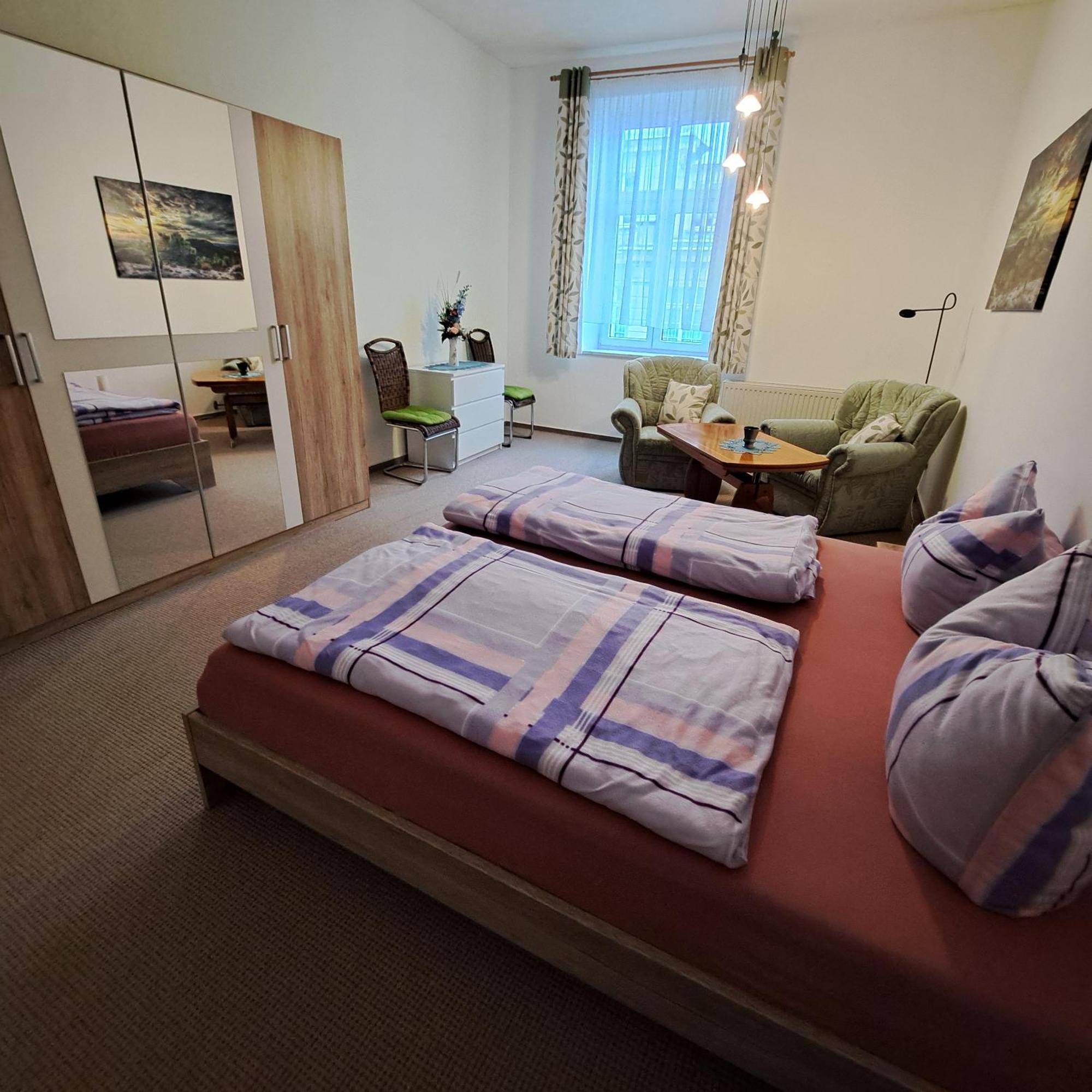 Ferienwohnung Hahn 赛博尼茨 外观 照片